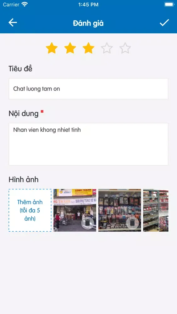 Captures d'écran de Moga - Tìm địa điểm sửa xe