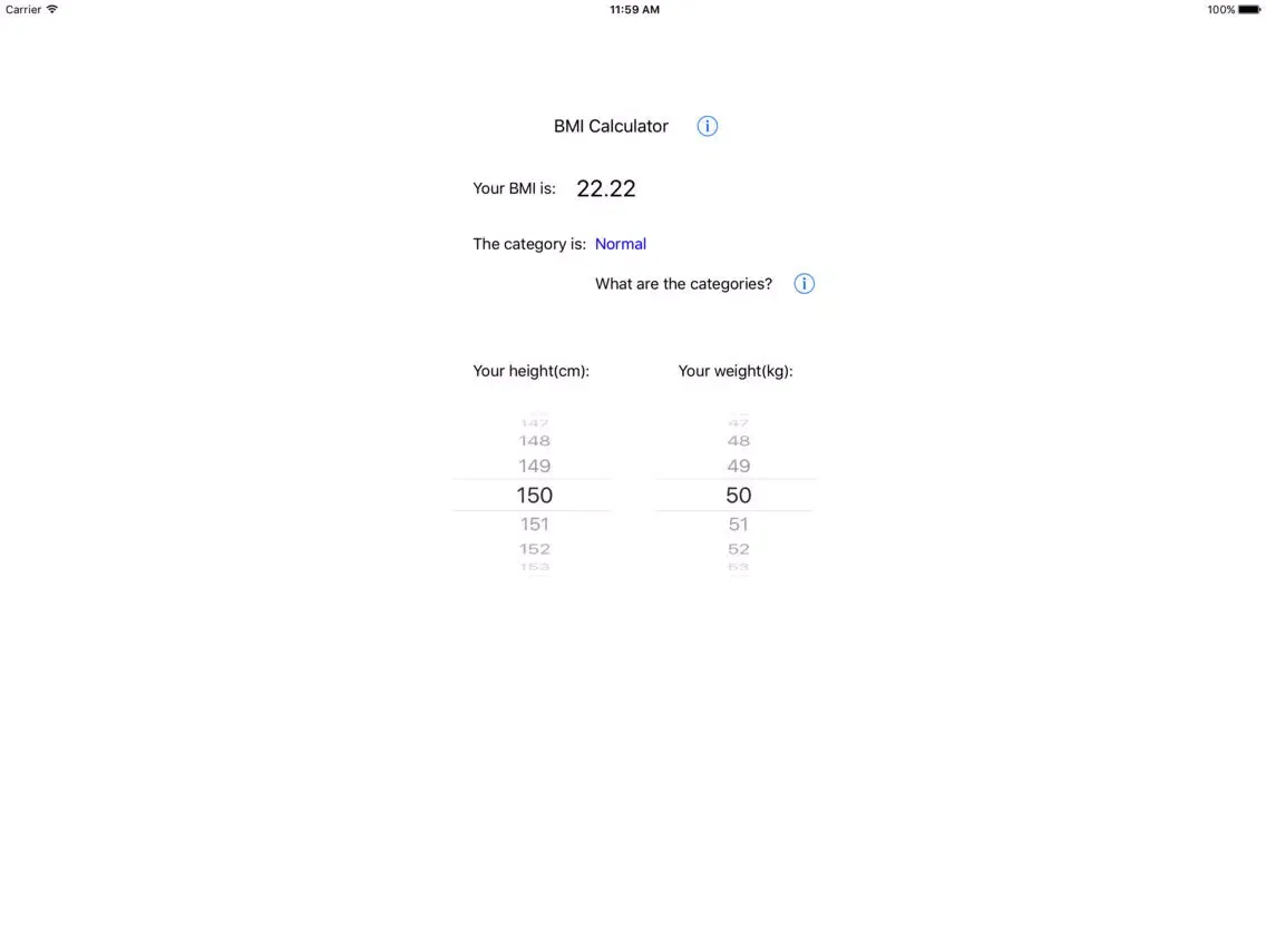 BMI Calculator - Body Mass Index Calculator iPad  Ekran Görüntüleri
