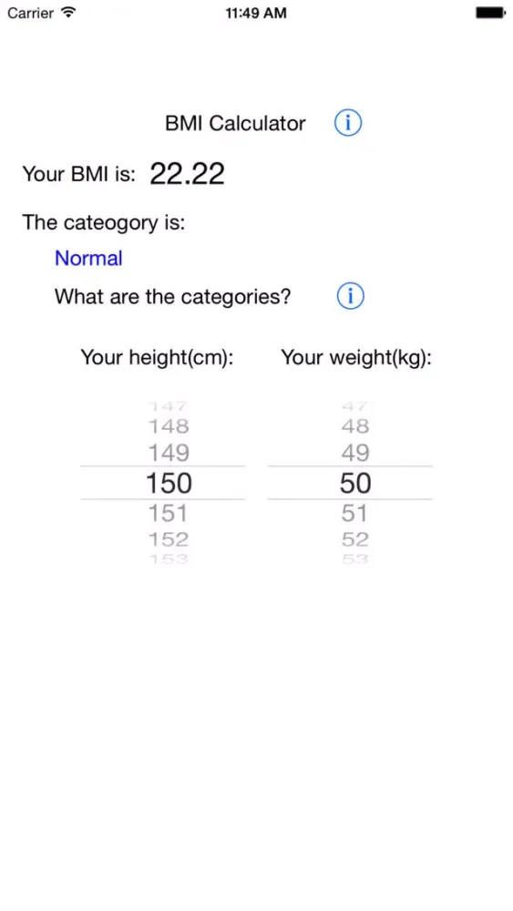 BMI Calculator - Body Mass Index Calculator Ekran Görüntüleri