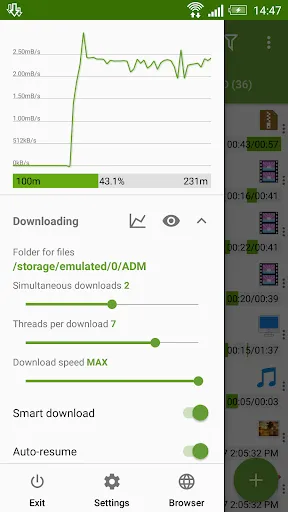 Advanced Download Manager Ekran Görüntüleri
