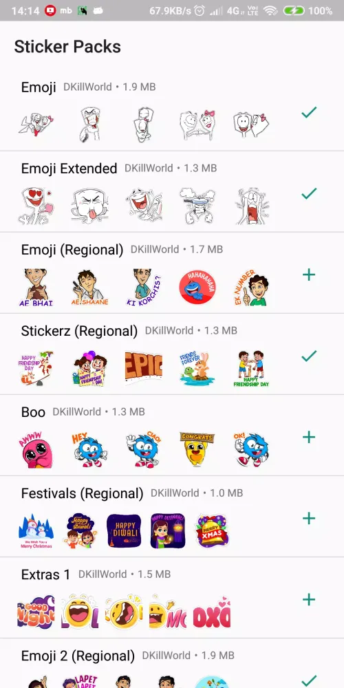 Ultimate WhatsApp Stickers Screenshots