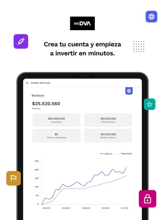 Tangkapan skrin Mi DVA iPad 