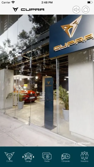 Скриншоты CUPRA Garage