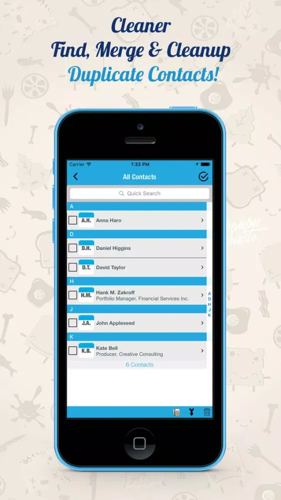 Capturas de pantalla de ContactManager Pro - Merge Duplicate Contacts