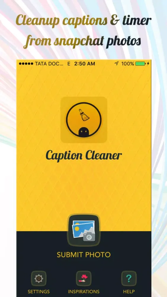 Captures d'écran de Clean Caption for Photos