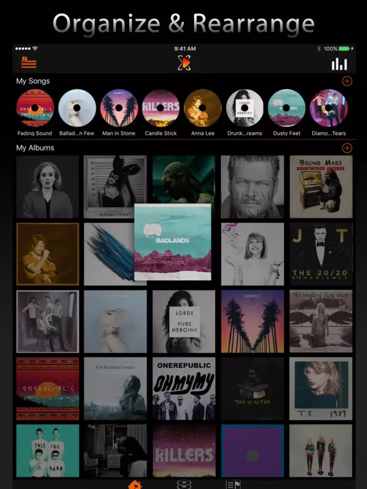 Zrzuty ekranu Next Play Music - Music Player & Library Manager iPad 