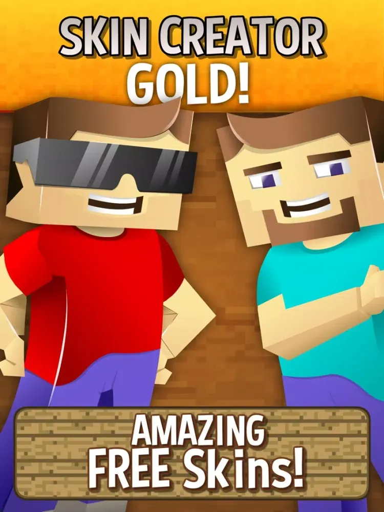 Skin Creator Gold For Minecraft Skins iPad  Screenshots