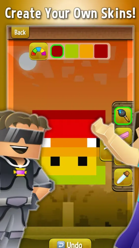 Skin Creator Gold For Minecraft Skins Screenshots