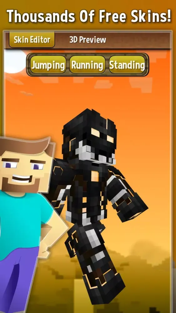 Skin Creator Gold For Minecraft Skins Screenshots