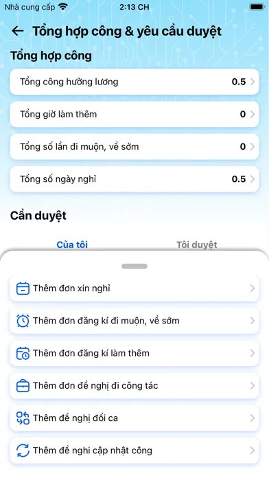 Zrzuty ekranu BK HRM