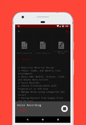 D Notes - notes and lists Screenshots