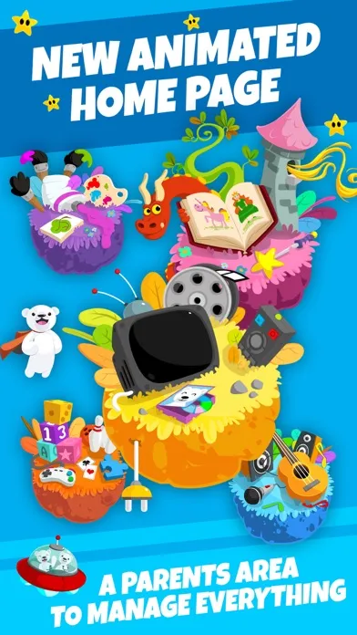 Capturas de pantalla de Badabim: colorings games cartoons tales for kids