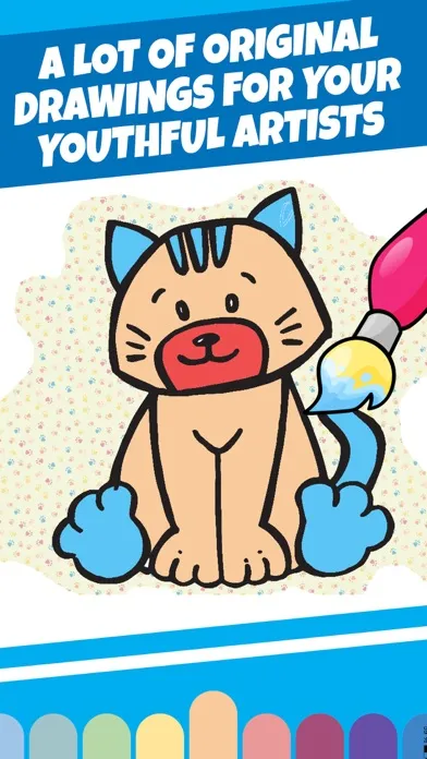 Capturas de pantalla de Badabim: colorings games cartoons tales for kids