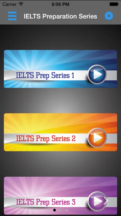 Capturas de tela do IELTS Preparation Lessons
