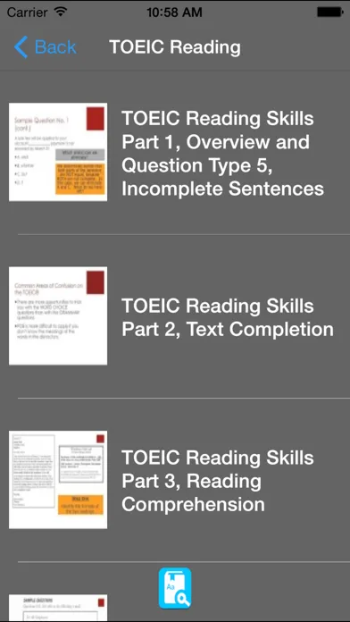 Zrzuty ekranu TOEIC Preparation - Global Communication English