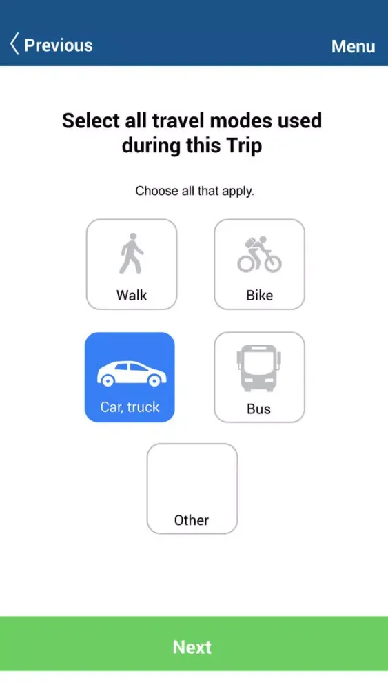 Fort Collins Travel Survey应用截图