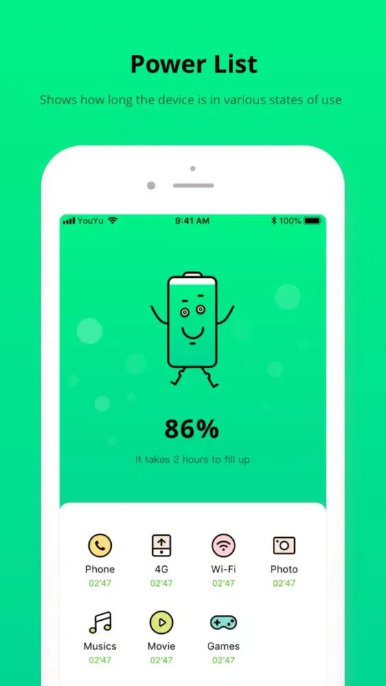 Captures d'écran de Battery Life - Battery check