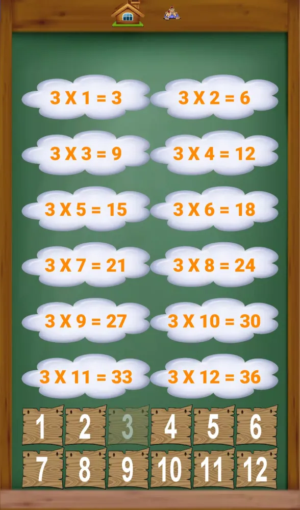 multiplication table سکرین شاٹس
