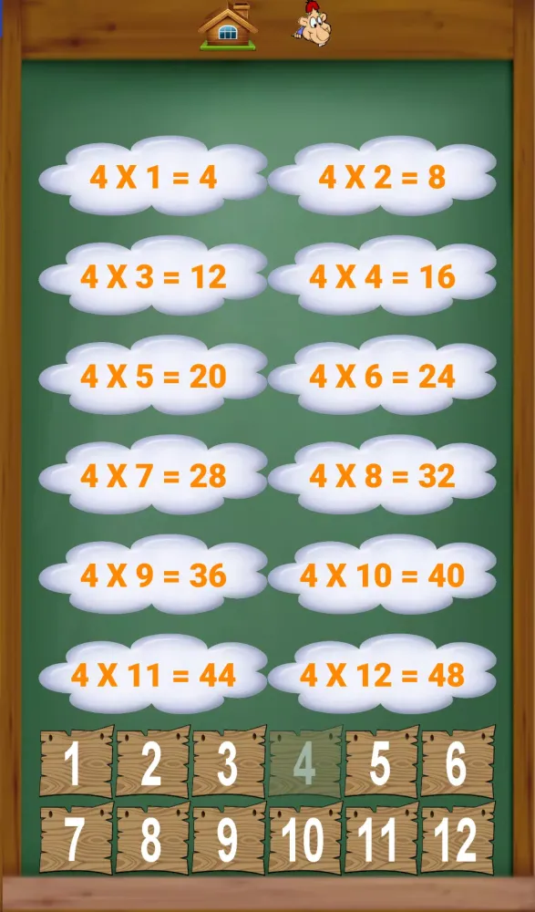 multiplication table سکرین شاٹس