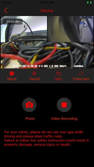 MITSUBISHI MOTORS DVR Screenshots