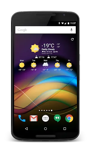 Captures d'écran de Chronus Information Widgets