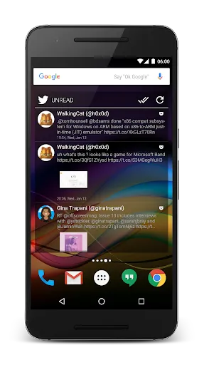 Captures d'écran de Chronus Information Widgets