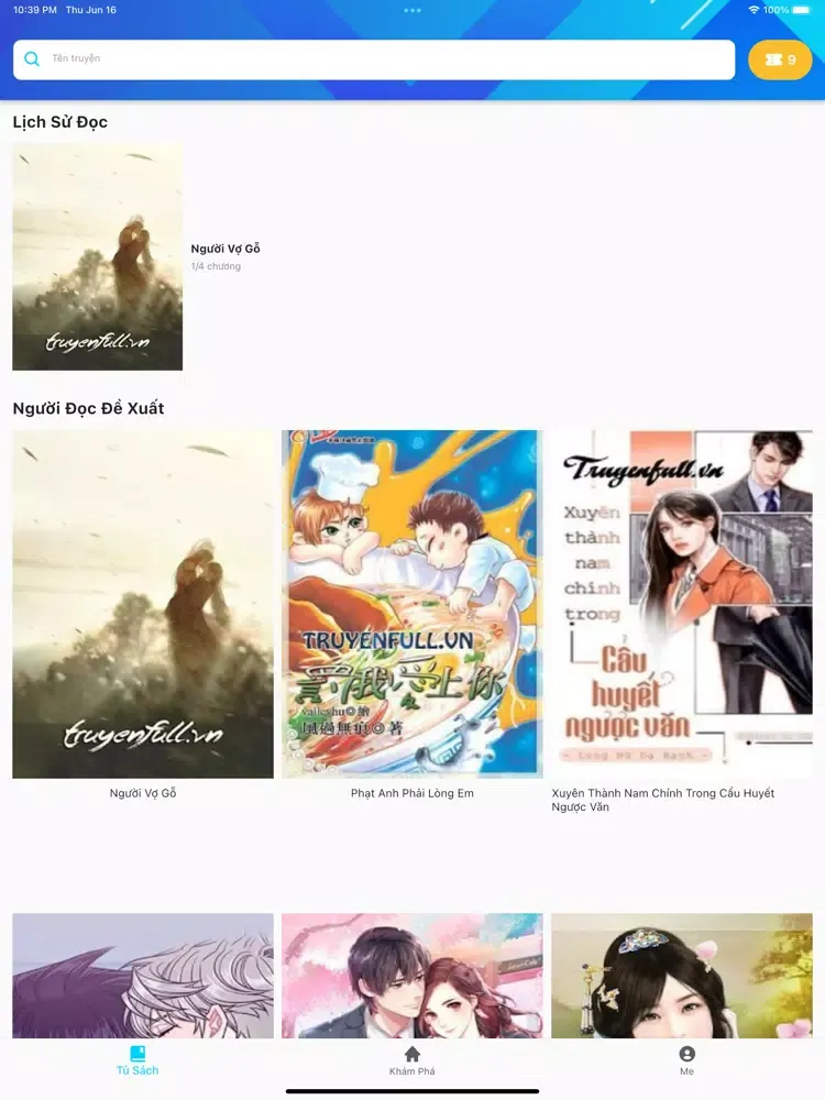 Capturas de tela do Manhua - Đọc truyện ngôn tình iPad 
