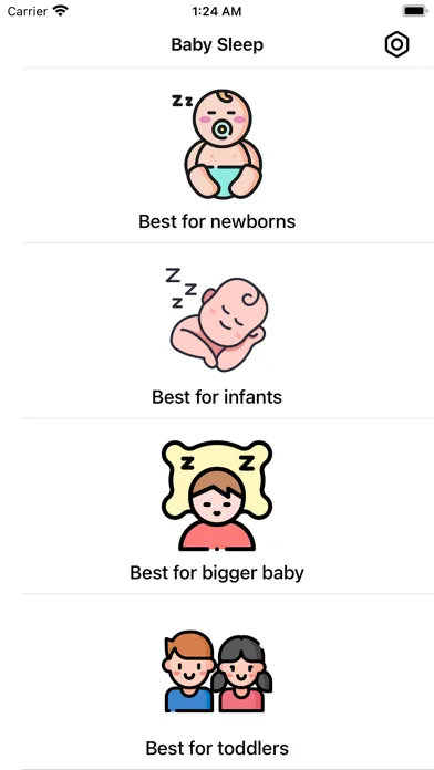 Zrzuty ekranu Baby Sleep Sounds Bedtime Fan