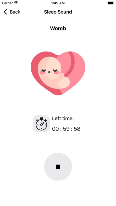 Zrzuty ekranu Baby Sleep Sounds Bedtime Fan
