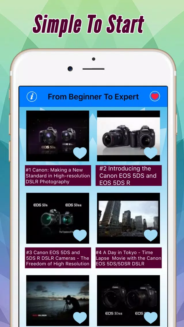 Tangkapan layar Videos Training For EOS 5DS And 5DS R Pro