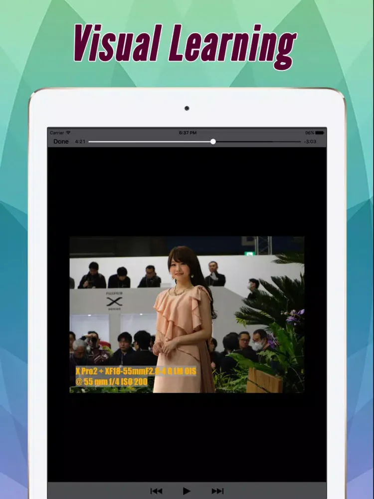 Capturas de tela do Videos Training For Fuji X-T1 Pro iPad 