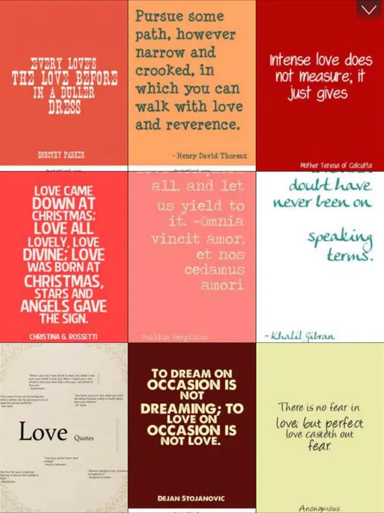 Love Messages - Romantic Love Quotes for Couples iPad  Screenshots