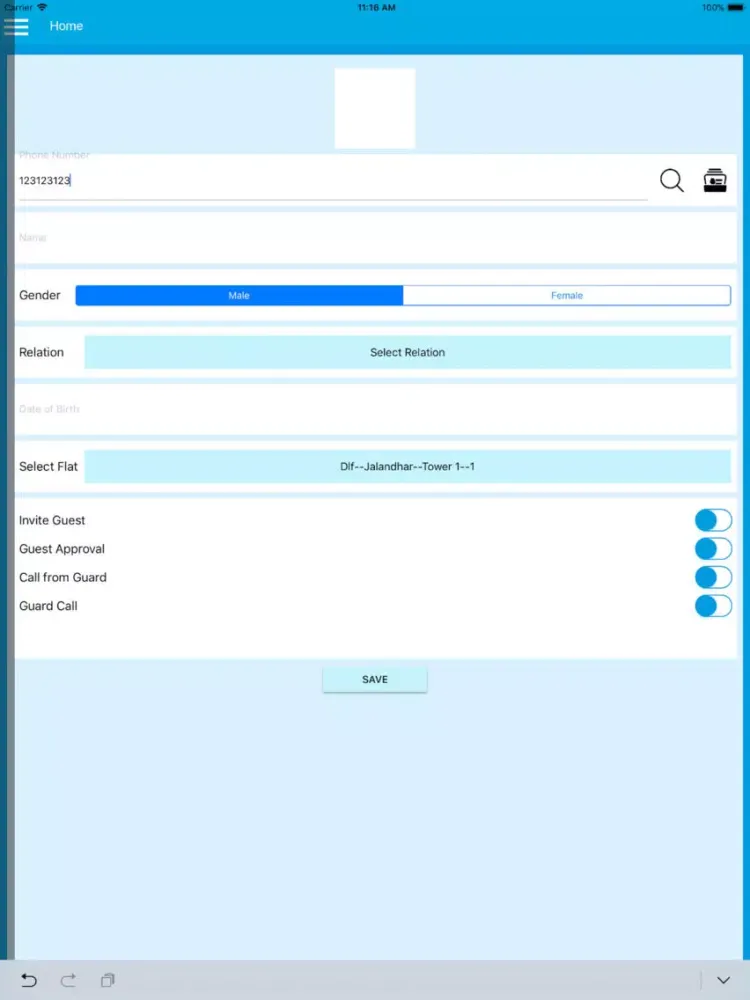 Скриншоты My eGuard iPad 