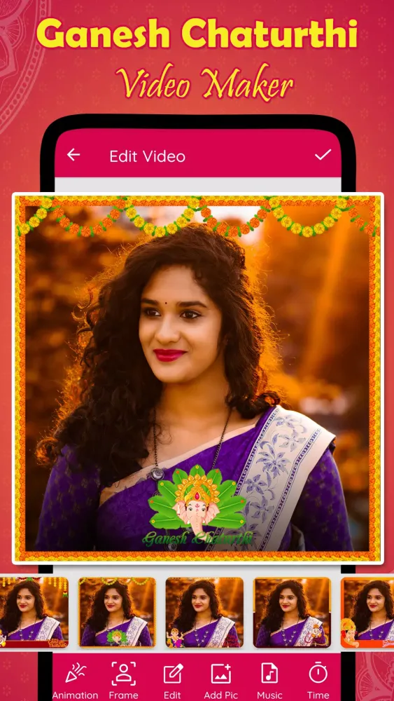 Tangkapan skrin Ganesh Video Maker