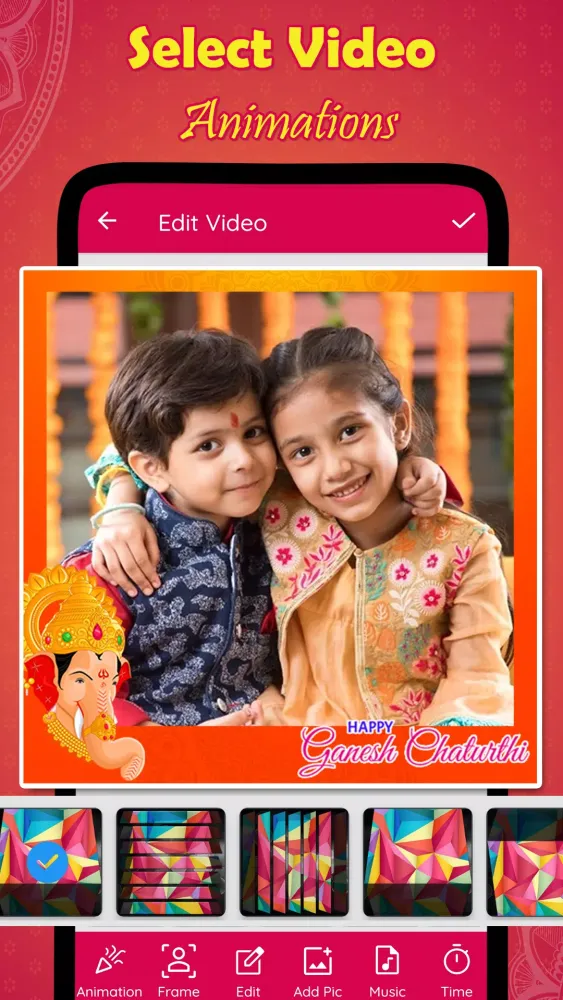 Tangkapan skrin Ganesh Video Maker