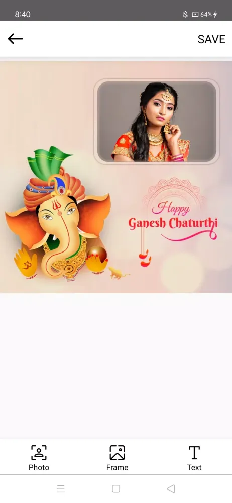 Capturas de tela do Ganesh Photo Frame