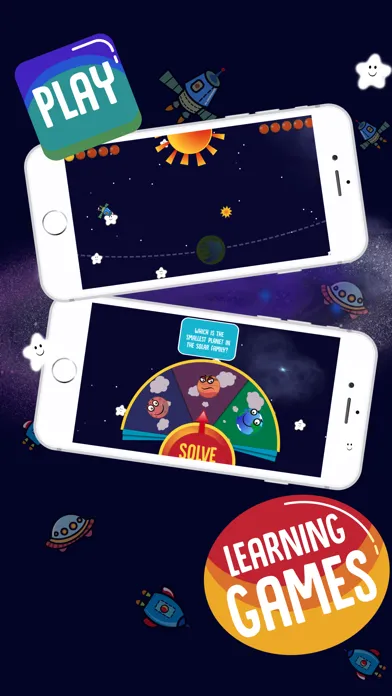 Ảnh chụp màn hình của Solar Family: Planets for Kids