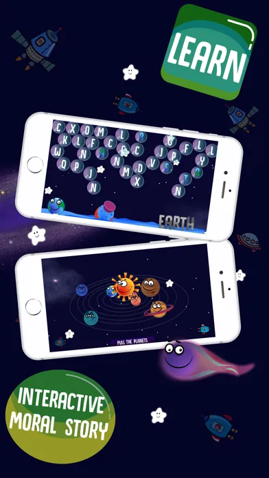 Ảnh chụp màn hình của Solar Family: Planets for Kids