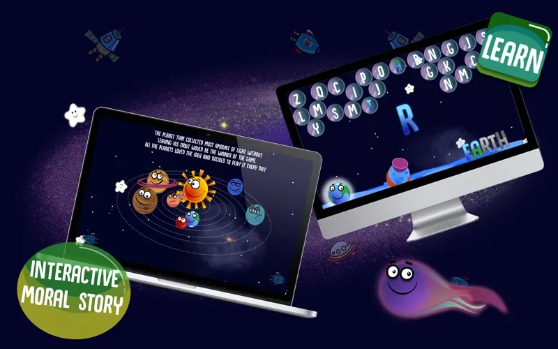 Capturas de pantalla de Solar Family: Kids EduGames - Solar System Planets