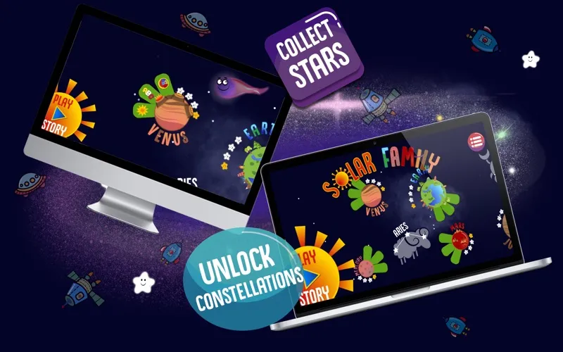 Capturas de pantalla de Solar Family: Kids EduGames - Solar System Planets