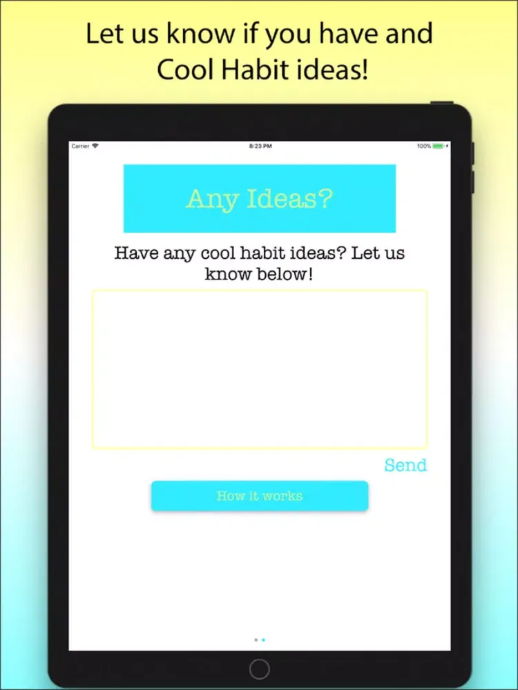 Zrzuty ekranu Cool Habits iPad 