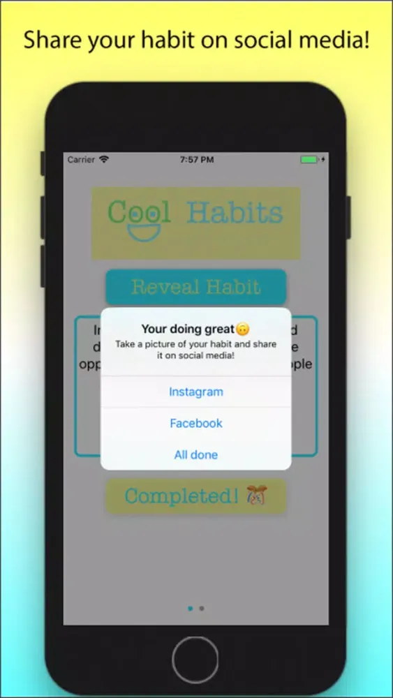 Zrzuty ekranu Cool Habits