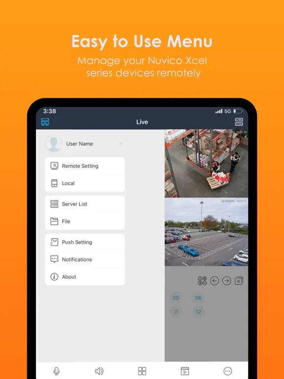 Nuvico Xcel Mobile iPad  Screenshots