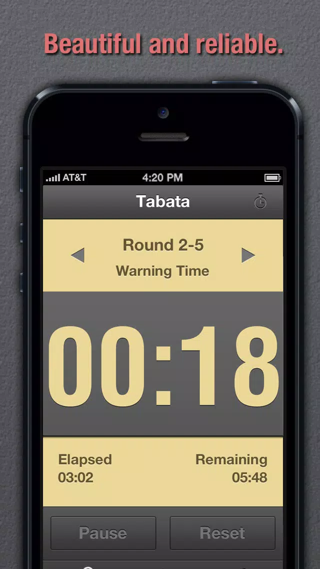 Round Timer - For Fitness and Workouts स्क्रीनशॉट