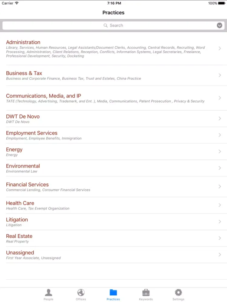 DWT To-Go iPad 應用截圖