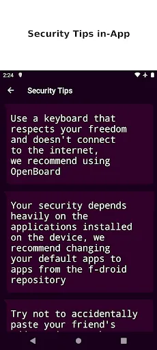 Anonymous Messenger Screenshots