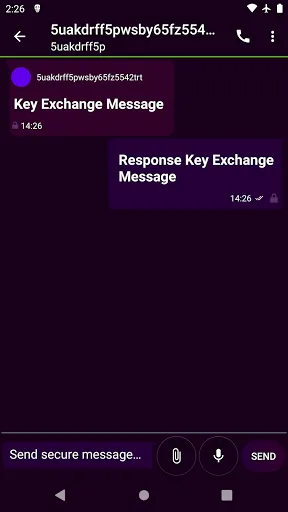 Anonymous Messenger Screenshots