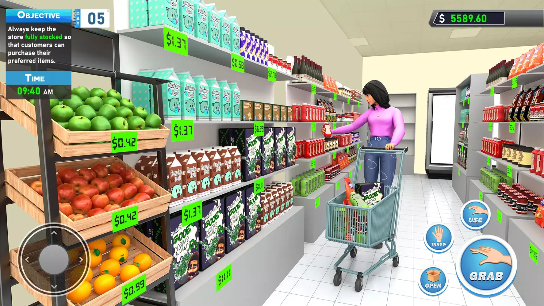 Supermarket Game Simulator Screenshots
