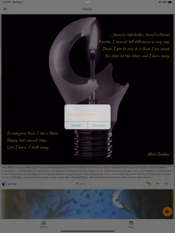 Capturas de tela do Smart Industry dx5 iPad 