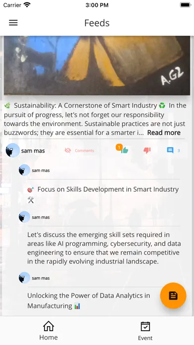 Capturas de tela do Smart Industry dx5